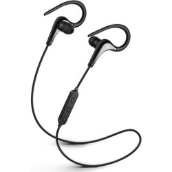 Słuchawki bezprzewodowe  z mikrofonem  ze słuchawkami SAVIO WE-03 (dokanałowe  sportowe; bezprzewodowe  Bluetooth; z wbudowanym mikrofonem; kolor czarny'