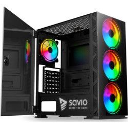 SAVIO OBUDOWA PC PRIME X1 ARGB GLASS SAVGC-PRIMEX1'