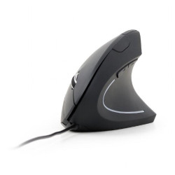 Mysz GEMBIRD MUS-ERGO-01 (optyczna; 3200 DPI; kolor czarny)'