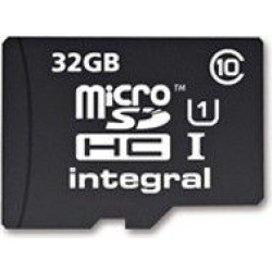 Integral microSDHC/XC Class 10 UHS-I U1 32GB'