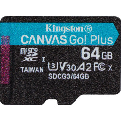 KINGSTON microSDXC Canvas Go Plus 64GB'