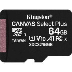 Karta pamięci Kingston Canvas Select Plus SDCS2/64GBSP (64GB; Class 10  Class A1; Karta pamięci)'