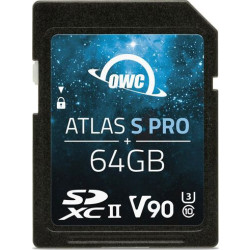 OWC ATLAS S PRO SDXC 64GB 290/276MB/S UHS-II V90 1830TBW OWCSDV90P0064'
