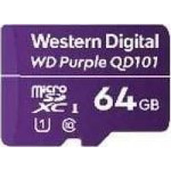 Karta pamięci WD Purple microSDXC WDD064G1P0C (64GB; Class 10  Class U1)'
