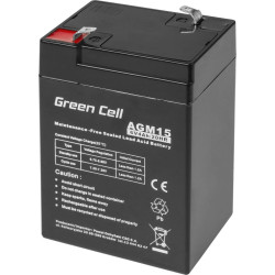 GREEN CELL AKUMULATOR ŻELOWY AGM15 6V 4AH'