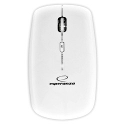 Mysz Esperanza EM120W (optyczna; 1600 DPI; kolor biały)'