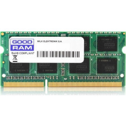 Pamięć GoodRam GR1333S364L9/8G (DDR3 SO-DIMM; 1 x 8 GB; 1333 MHz; CL9)'