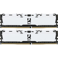 GOODRAM DDR4 16GB PC4-25600 (3200MHz) 16-20-20 DUAL CHANNEL KIT IRDM X WHITE 1024x8'