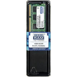 Pamięć RAM GoodRam W-ATL1333S4G (DDR3 SO-DIMM; 1 x 4 GB; 1333 MHz)'