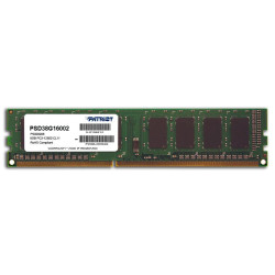 Pamięć Patriot Memory Signature PSD38G16002 (DDR3 DIMM; 1 x 8 GB; 1600 MHz; CL11)'