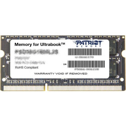 PATRIOT DDR3 8GB Ultrabook 1600MHz CL11 SO-DIMM'