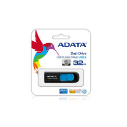 ADATA DashDrive UV128 128GB USB3.0 Black-Blue'