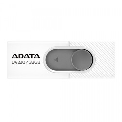 Pendrive ADATA UV220 AUV220-32G-RWHGY (32GB; USB 2.0; kolor biały)'