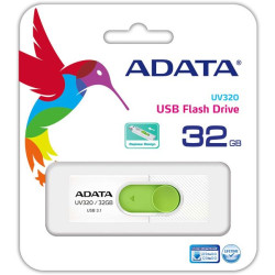 Pendrive ADATA UV320 AUV320-32G-RWHGN (32GB; USB 3.1; kolor biały)'