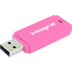 Integral FlashDrive NEON pink 64GB'