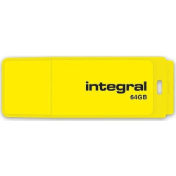 Integral FlashDrive NEON yellow 64GB'