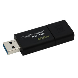 Pendrive Kingston DT100G3/256GB (256GB; USB 2.0; kolor czarny)'