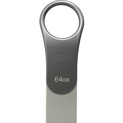 Pendrive Silicon Power Mobile C80 64GB Dual USB 3.1/Type-C Silver (SP064GBUC3C80V1S)'
