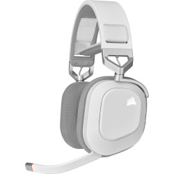 Słuchawki - Corsair HS80 RGB Wireless białe'