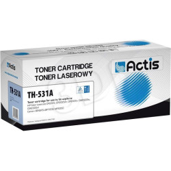 Toner ACTIS TH-531A (zamiennik HP 304A CC531A  Canon CRG-718C; Standard; 3000 stron; niebieski)'