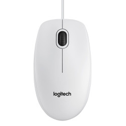 Mysz Logitech B100 910-003360 (optyczna; 800 DPI; kolor biały)'