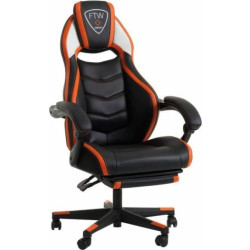 Krzesło gamingowe GAMBORG czarny/pom.'