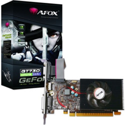 AFOX GEFORCE GT730 2GB DDR3 DVI HDMI VGA LP FAN L6 AF730-2048D3L6'