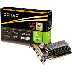 Karta graficzna ZOTAC GeForce GT 730 ZONE Edition Low Profile 2GB DDR3'