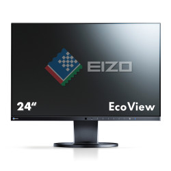 Monitor Eizo FlexScan EV2450 (EV2450-BK) 23.8" | IPS | 1920 x 1080 | D-SUB | DVI | Display Port | HDMI | głośniki | Pivot | VESA 100 x 100 | Czarny'