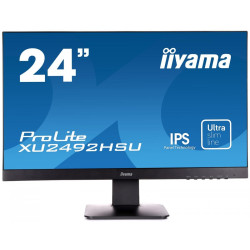 Monitor iiyama ProLite XU2492HSU (XU2492HSU-B1) 23.8"| IPS | 1920 x 1080 | D-SUB | HDMI | Display Port | 2 x USB 2.0 | Głośniki | VESA 100 x 100'