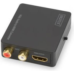 Adapter DIGITUS DS-40130-1 (D-Sub (VGA) F - HDMI F; kolor szary)'