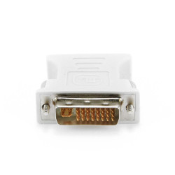 Adapter GEMBIRD A-DVI-VGA (DVI-I M - D-Sub (VGA) F; kolor beżowy)'