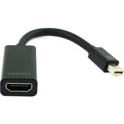Adapter GEMBIRD A-MDPM-HDMIF-02 (Mini DisplayPort M - HDMI F; 0 15m; kolor czarny)'