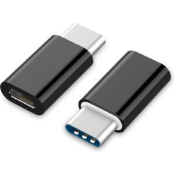 Adapter GEMBIRD A-USB2-CMmF-01 (USB typu C M - Micro USB F; kolor czarny)'