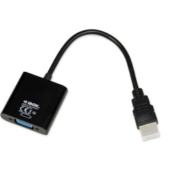 Adapter IBOX IAHV01 (HDMI M - D-Sub (VGA) F; 1m; kolor czarny)'