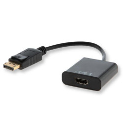 Adapter SAVIO cl-55 (HDMI F - DisplayPort M; 0 10m; kolor czarny)'