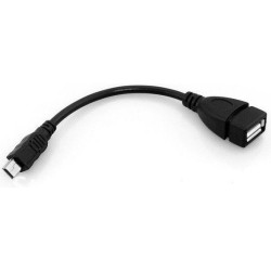 Adapter SAVIO cl-58 (USB F - Mini USB M; 0 20m; kolor czarny)'
