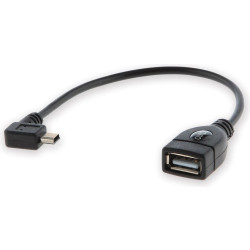Adapter SAVIO  cl-60 (USB F - Mini USB M; 0 20m; kolor czarny)'
