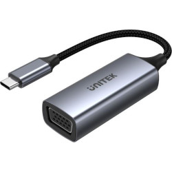UNITEK ADAPTER USB-C-VGA FULLHD  ALU  15CM  V1413A'