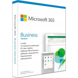 Oprogramowanie - Microsoft 365 Business Standard PL - licencja na rok'