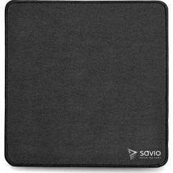 SAVIO GAMING MOUSE PAD 250X250X2MM  STITCHED EDGES BLACK EDITION PRECISION CONTROL S'