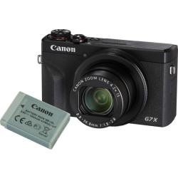 Aparat fotograficzny - Canon PowerShot G7X Mark III czarny + zapasowy akumulator'