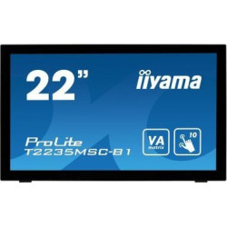 Monitor IIYAMA ProLite T2235MSC-B1 (21 5 ; VA; FullHD 1920x1080; DisplayPort  VGA; kolor czarny)'