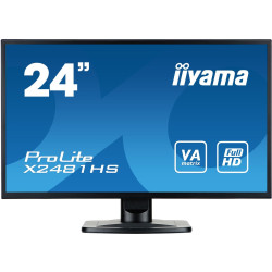 Monitor IIYAMA ProLite X2481HS-B1 (23 6 ; VA; FullHD 1920x1080; HDMI  VGA; kolor czarny)'
