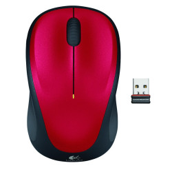 Mysz bezprzewodowa Logitech M235 czerwona 910-002496'