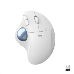 Mysz bezprzewodowa Logitech ERGO M575 ergonomiczna biała 910-005870'