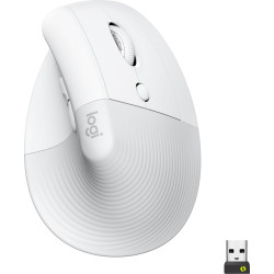 Mysz bezprzewodowa Logitech Lift ergonomiczna biała 910-006475'