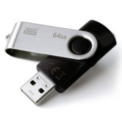 Pendrive GoodRam Twister UTS2-0640K0R11 (64GB; USB 2.0; kolor czarny)'