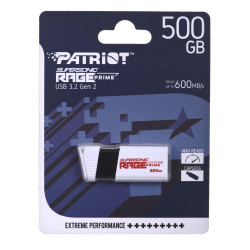 Patriot Rage Prime 600 MB/s 512GB USB 3.2 8k IOPs'