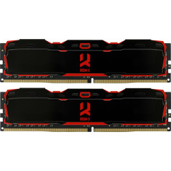 GOODRAM DDR4 16GB PC4-25600 (3200MHz) 16-20-20 DUAL CHANNEL KIT IRDM X BLACK 1024x8'